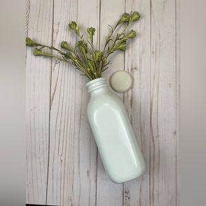 The Monkey and the Peddler Vintage Ceramic Milk Bottle with Silicon Lid